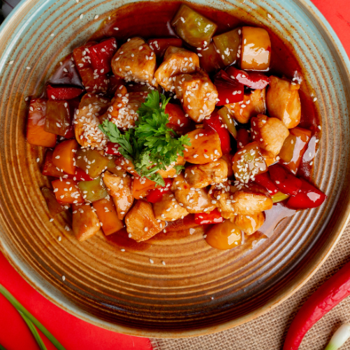 Sweet Sour Chicken H.K. Style