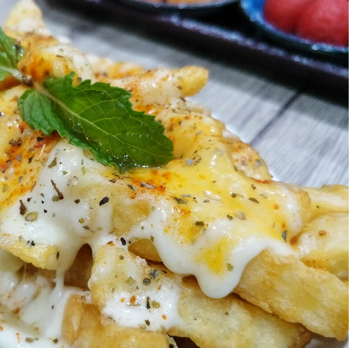 Curly Fries and Cheese
